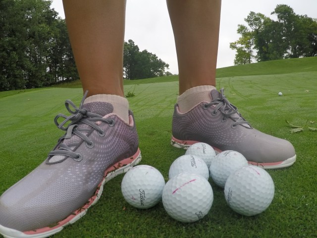 Träning på Thousand Oaks i mina Nya emPower FootJoy shoes!